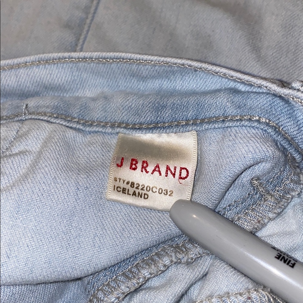 J Brand Sky Blue Denim Trousers - Picture 14 of 14